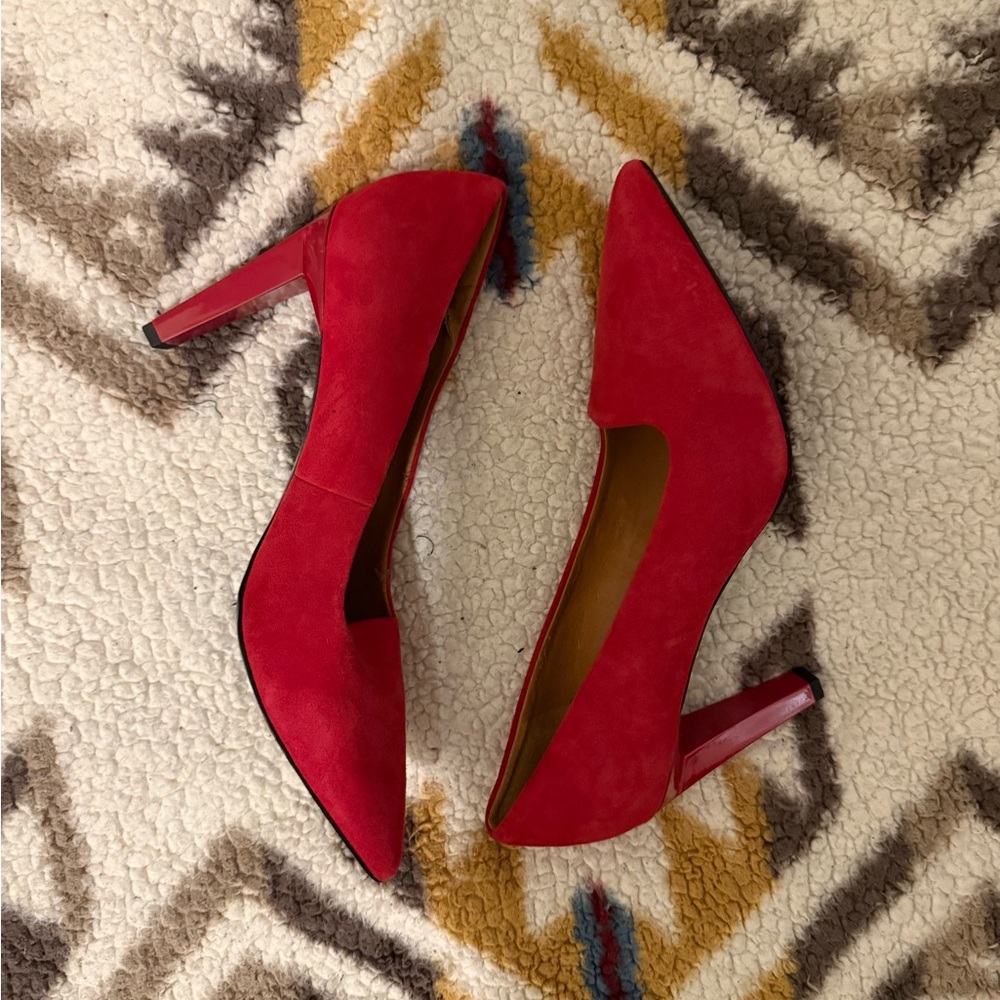 Franco Sarto Vibrant Red Heels